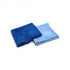 That Detail Shop TDS 400 UT plush wash mitts in blue and light blue, made of micro-chenille fibers with embossed logo.