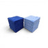 That Detail Shop TDS 400 UT plush wash mitts in dark blue and light blue, made of micro-chenille fibers.
