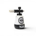 That Detail Shop TDS Pro V2.0 foam cannon with a 32 oz anti-tip white bottle and black accents.