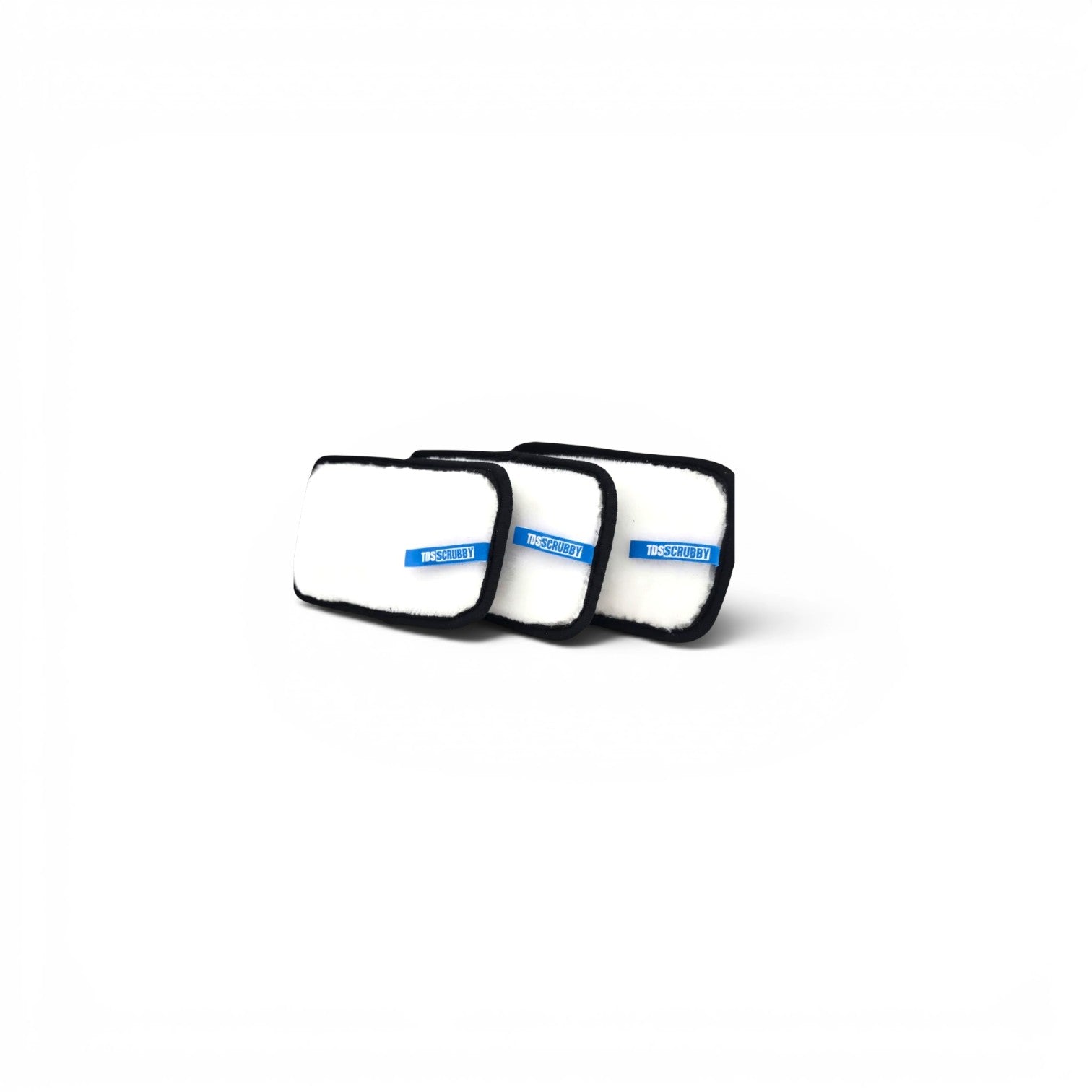 That Detail Shop TDS Scrubby interior cleaning sponges with blue loops, sold as a 3-pack.