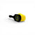 That Detail Shop TDS Tire Brush with yellow bristles and black handle for cleaning wheels and tires.