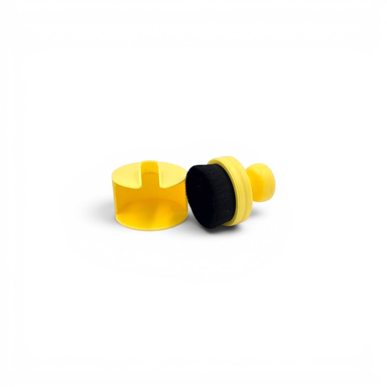 That Detail Shop yellow and black tire shine applicator brush with protective cap