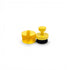 That Detail Shop yellow tire shine applicator brush with black bristles and protective cap