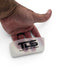 That Detail Shop TDS Welly translucent silicone bumper with black logo held in a hand for scale