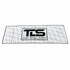 That Detail Shop white lightweight cooling towel with black logo branding, designed for evaporative heat relief.