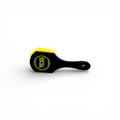 That Detail Shop black and yellow tire brush with stiff bristles and ergonomic handle for cleaning tire sidewalls.
