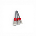 That Detail Shop set of 3 interior detailing brushes with soft synthetic bristles and red and grey handles.