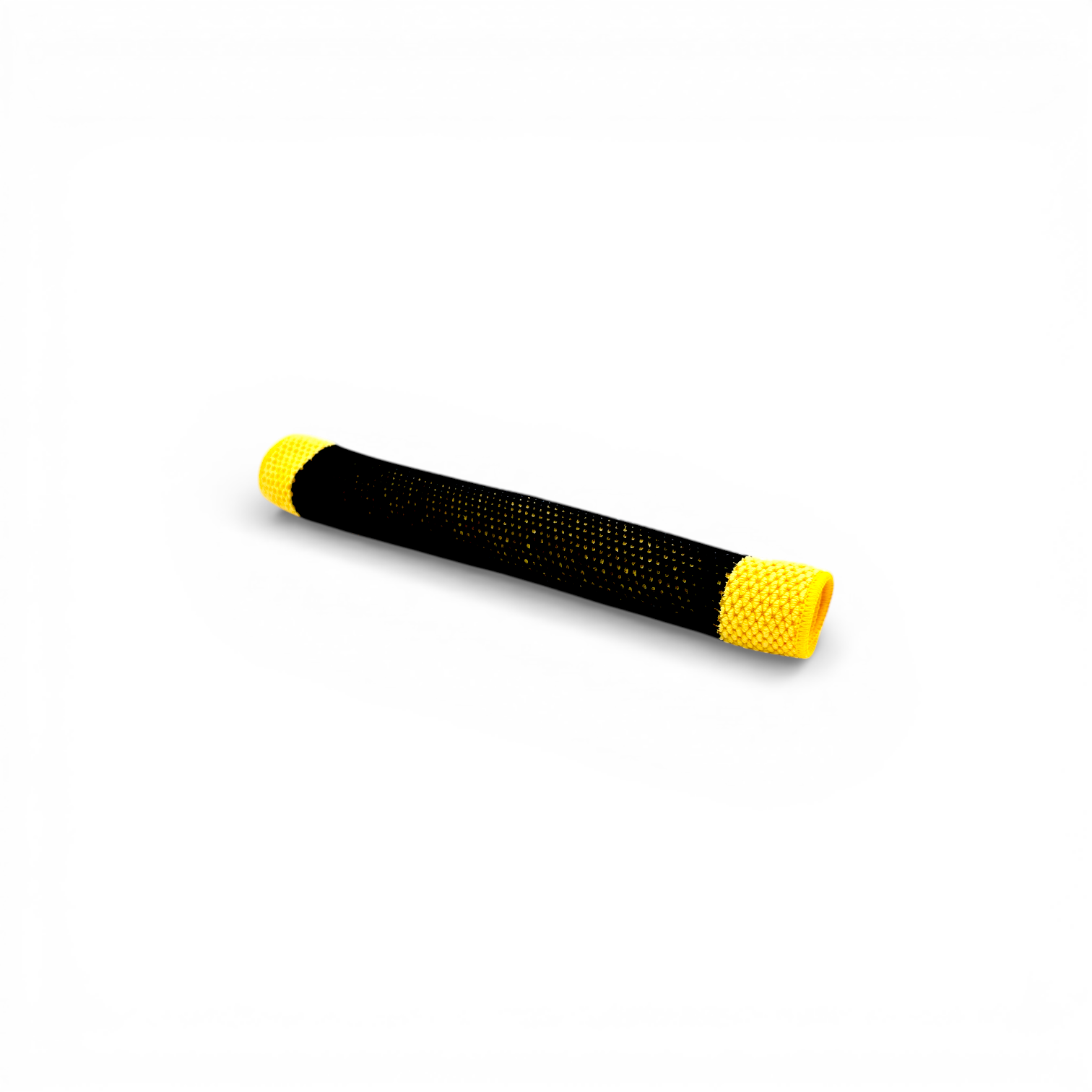 That Detail Shop TDS Clay Towel, 12x12 inch, black with yellow ends, microfiber and polymerized rubber for paint decontamination.