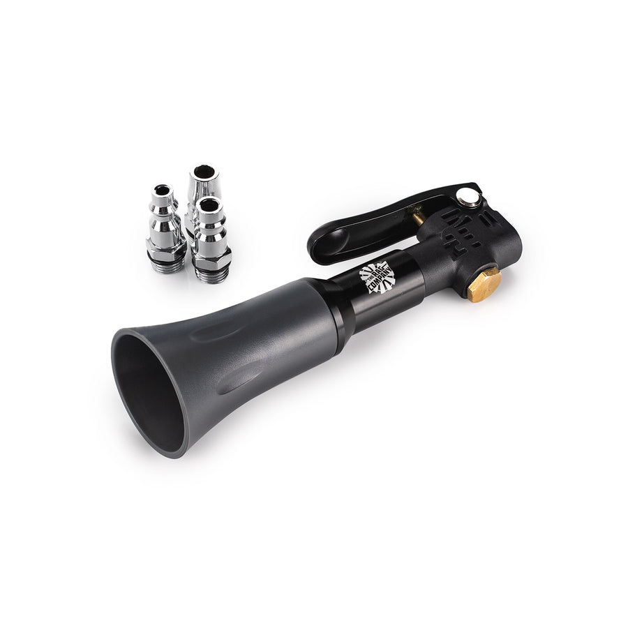 ULTRA Air Blaster Mini with three included air fittings.
